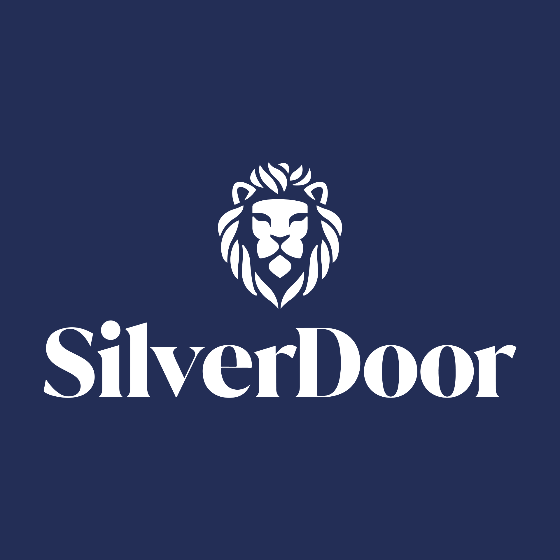 SilverDoor_logo_navy_background_RGB_300dpi